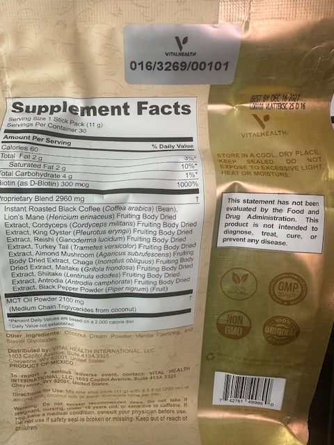 VITAL HEALTH - LATTE KAFE
